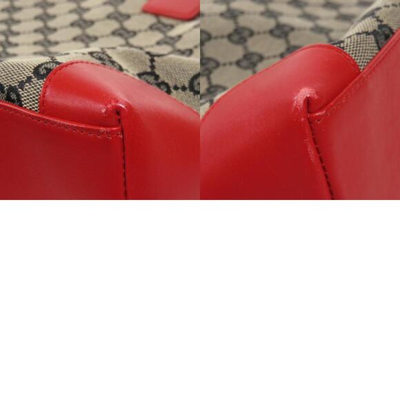 Gucci GG Tote Bag Canvas Leather - Picture 10 of 10